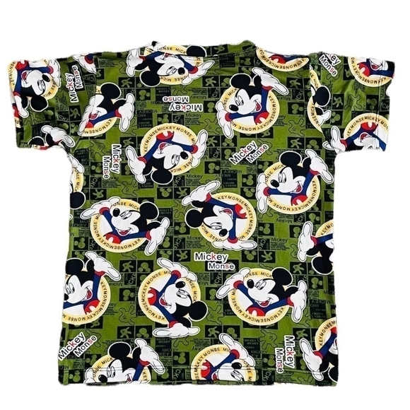 NWOT Disney Style Short Sleeve Shirt Boys Crew Neck Tee Mickie T-Shirt Top - Picture 3 of 3